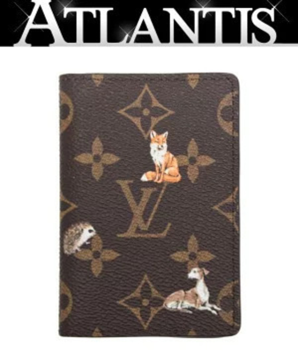 Louis Vuitton Organizer de Poche Card Case Wallet Monogram Forest